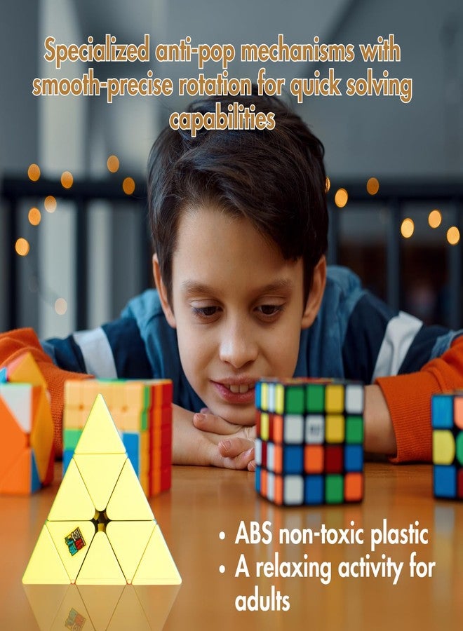 aCADZO Pyraminx Cube Puzzle Toy Stickerless Soft Durable Educational Learning Puzzle Toy for Kids and Adults - Image 2